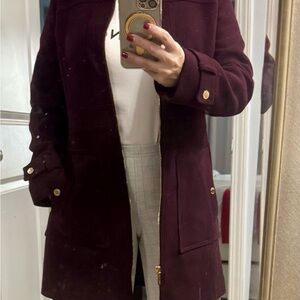 Michael Kors Deep Burgundy Trench Coat
